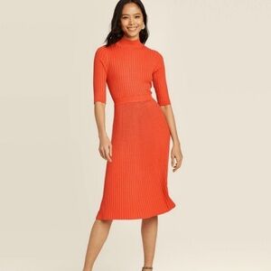 NWT Who What Wear mock neck sweater dress